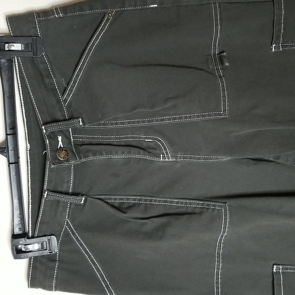 Dockatoo Womens Baggy Cargo Pants In Charcoal Sz 8 - Picture 2 of 6
